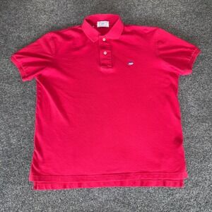 Southern Tide Skipjack Polo Shirt Mens Medium Magenta‎ Short Sleeve Cotton Golf